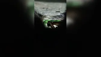 Caught My GF Fucking Through A Hole In The Wall