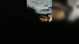 Caught My GF Fucking Through A Hole In The Wall