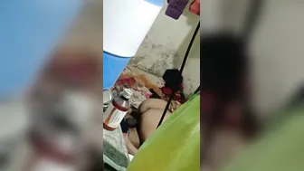 Caught My GF Fucking Through A Hole In The Wall