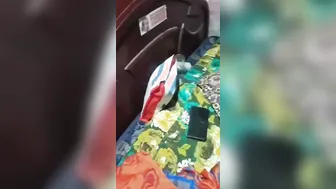 Cheating Wife Showing Her Wet Pussy After Undressing