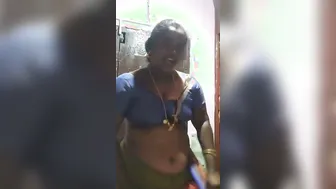 Cheating Wife Showing Her Wet Pussy After Undressing