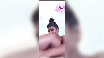 My GF Showing Her Dark Nipples On Video Call