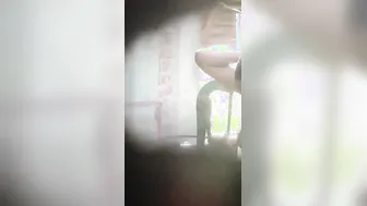 Neighbor Caught Bathing Gets Fucked By Younger Guy