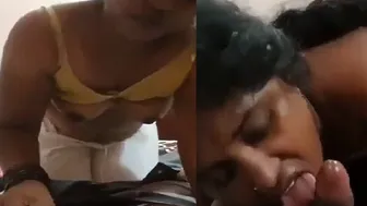 Horny Milf Licking Cock And Showing Off Her Tits