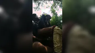 Skinny Village GF Fucking Outdoors With Me