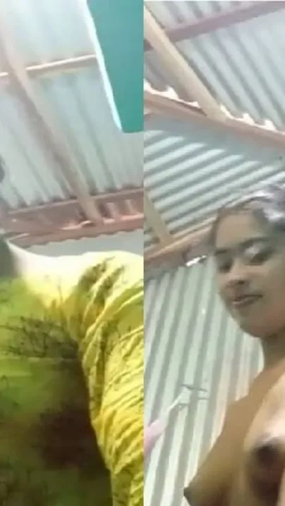Village Girl Apologizing Naked After Her Bath Leaked