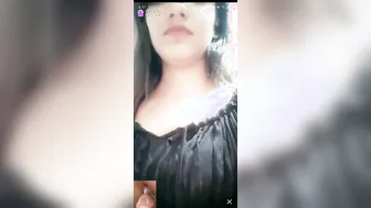 Cute Camgirl Showing Her Perky Tits On Private Live