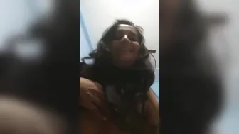 Busty GF Riding Her Boyfriend's Hard Cock