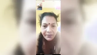 Mature Woman Playing With Her Massive Natural Tits