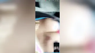 Tattooed Slut Showing Off Her Big Nipples On Camera