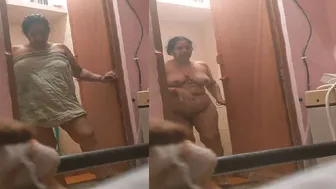 Catching My Stepmom Naked Walking Out Of The Bathroom