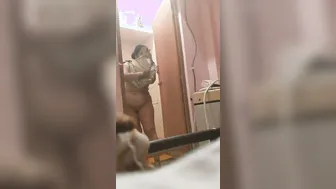 Catching My Stepmom Naked Walking Out Of The Bathroom