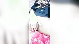Hijab Wife Showing Pussy And Ass During Naughty Video Call