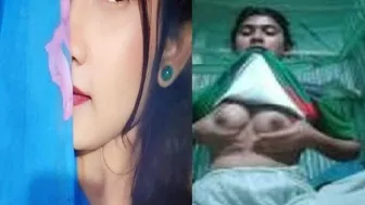 Young Gf Pressing Her Tits While Fingering Herself Raw