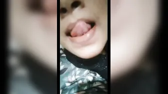 Young Gf Pressing Her Tits While Fingering Herself Raw