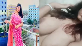 Busty GF Showing Her Huge Tits To Her Man