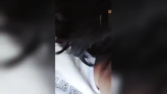 Milf With Red Lips Stripping Naked On Video Call