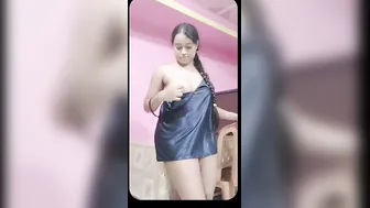Young GF Stripping Naked For Her Boyfriend