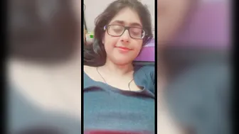 Wife In Glasses Stripping Naked And Fingering Herself