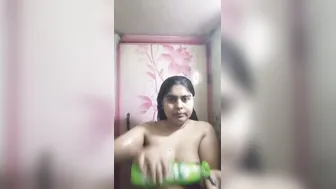 Chubby Sister Bathing Naked Making Video For Lover