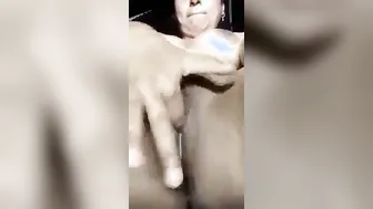 Wife In Pink Bra Stripping And Fingering Her Pussy