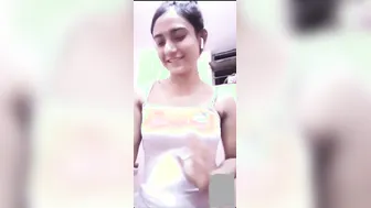GF Showing Her Big Tits On Video Call
