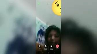 Horny Wife On Video Call Stripping And Playing With Tits