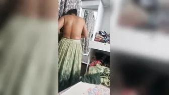 Indian Milf Changing Clothes Caught On Hidden Camera