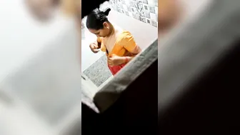 Hidden Cam Catches Wife Taking Shower In The Morning