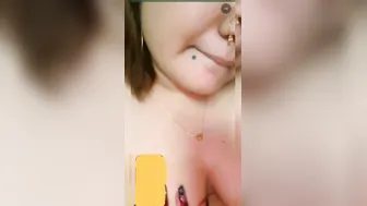Busty Wife Getting Naked On Video Call For Boyfriend