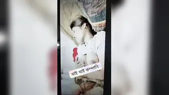 Topless Babe Teasing Me On Video Call With Her Big Boobs