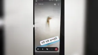 Topless Babe Teasing Me On Video Call With Her Big Boobs