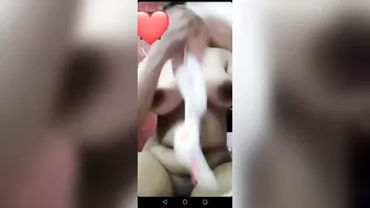 Busty Milf Fingering Pussy During Private Video Call