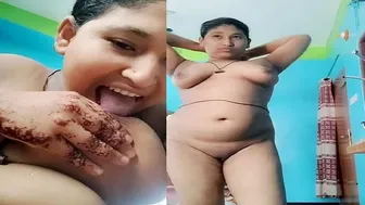 Chubby GF Getting Her Tits Sucked On Hidden Cam