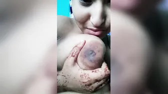 Chubby GF Getting Her Tits Sucked On Hidden Cam