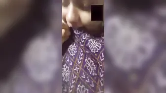Gf Licking Her Own Nipples During Naughty Video Call