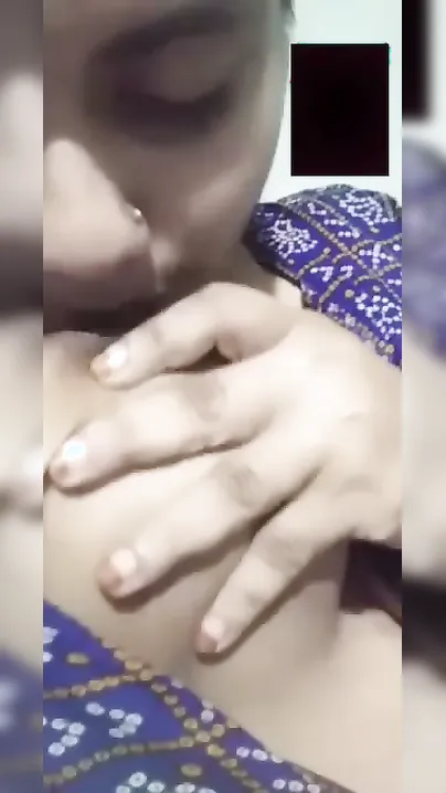 Gf Licking Her Own Nipples During Naughty Video Call