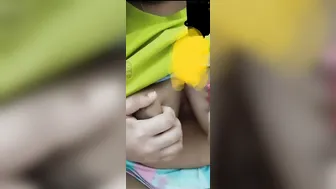 Busty GF Showing Off Her Massive Tits On Camera