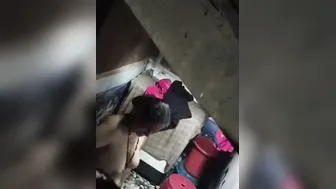 Curvy Milf Bathing Completely Naked Caught On Camera