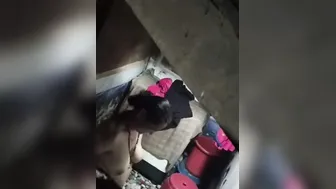 Curvy Milf Bathing Completely Naked Caught On Camera