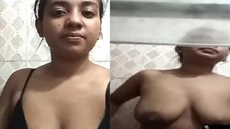 Cheating Wife Stripping For Lover On Video Call