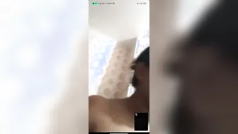 Cheating Wife Stripping For Lover On Video Call