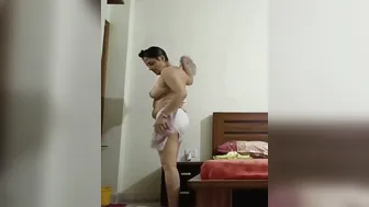 Married Woman Getting Dressed After Shower Caught On Cam