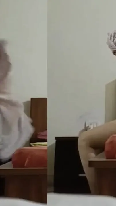 Married Woman Getting Dressed After Shower Caught On Cam