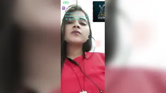 Sexy GF Teasing With Her Massive Tits On Webcam