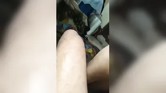 Skinny Slut Smoking While Giving Sloppy Blowjob