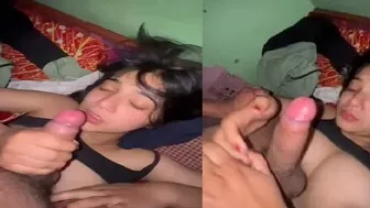 Submissive Slut Deepthroating Massive Dick With Huge Tits