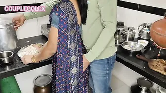 Horny Couple Fucking Hard In The Kitchen Together