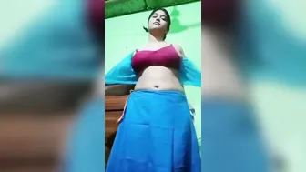 Innocent Wife Undressing Showing Off Her Massive Melons