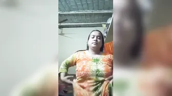 Busty Married Woman Stripping Naked Showing Everything